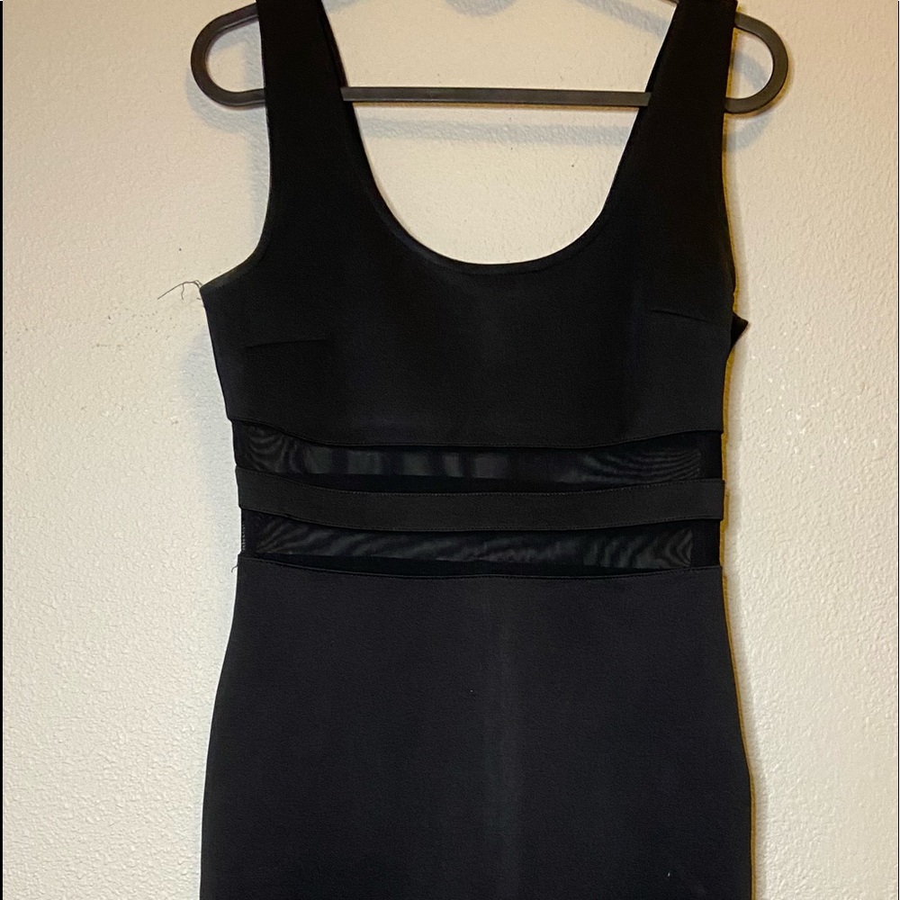 Black slim dress ,